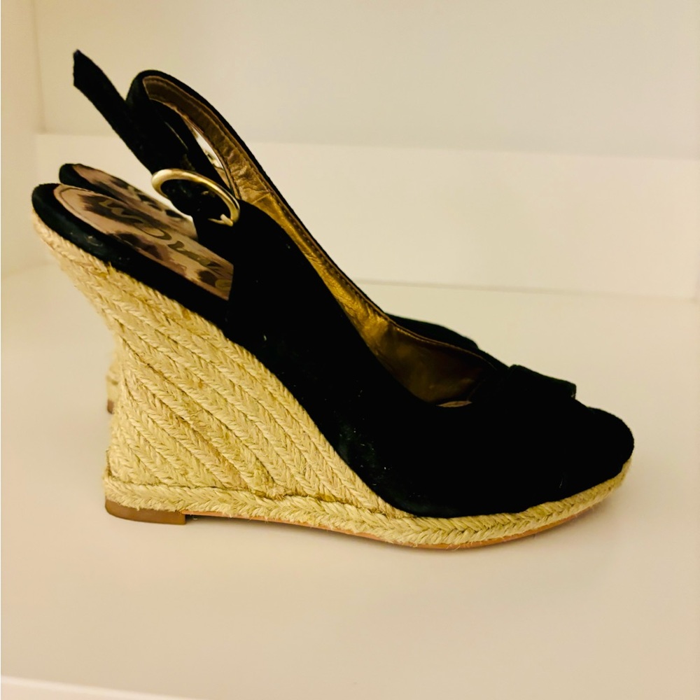 Sam Edelman black espadrilles.